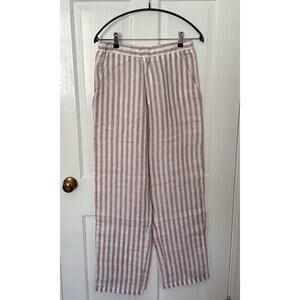 Cristaseya Linen Stripe Pants - M